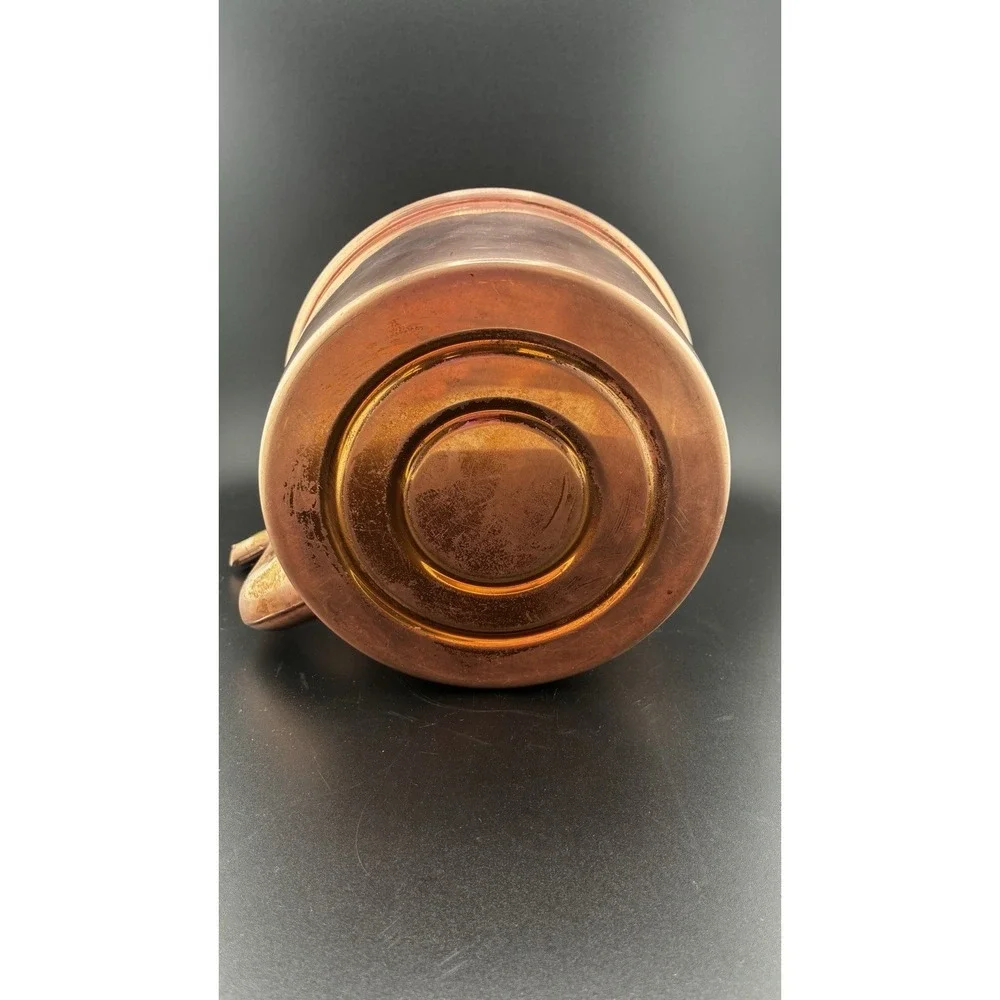 Vintage Pure Copper And Brass Handle Tea Kettle